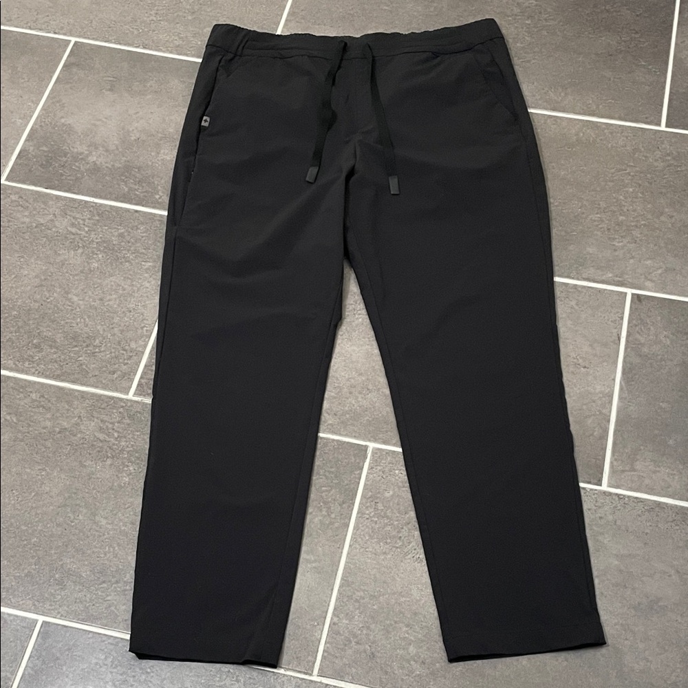 Figs Black Women's Drawstring Scrub Pants